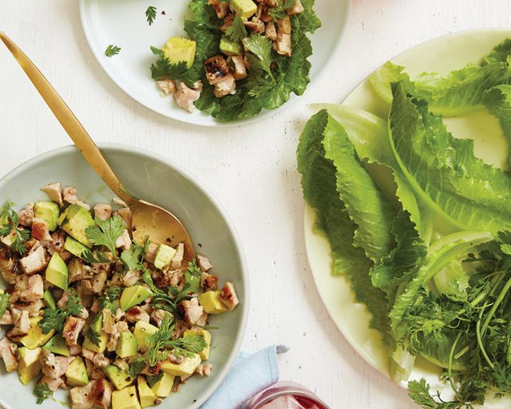 Pork and Avocado Salad