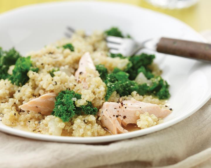 Salmon Quinoa Risotto