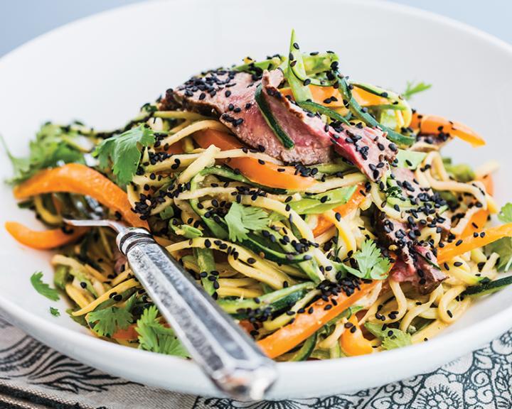 Satay Zucchini Noodles