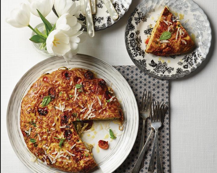 Tomato Basil Frittata