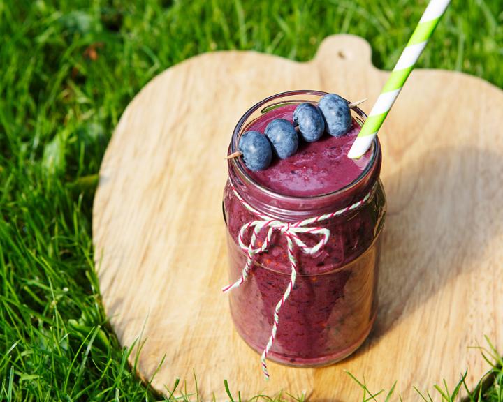 Blueberry Green Tea Smoothie