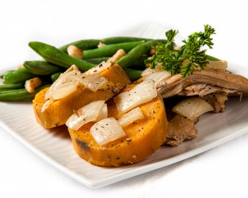 Budget-Friendly Slow-Cooker Chicken & Sweet Potatoes