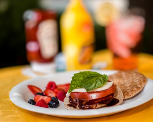 Caprese Turkey Burger