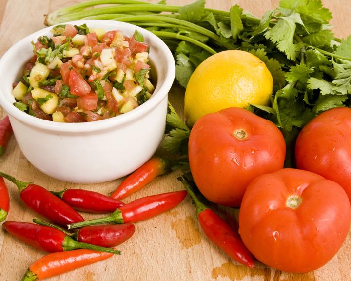 Mango and Tomato Salsa