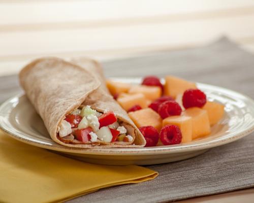 Mediterranean Turkey Wrap