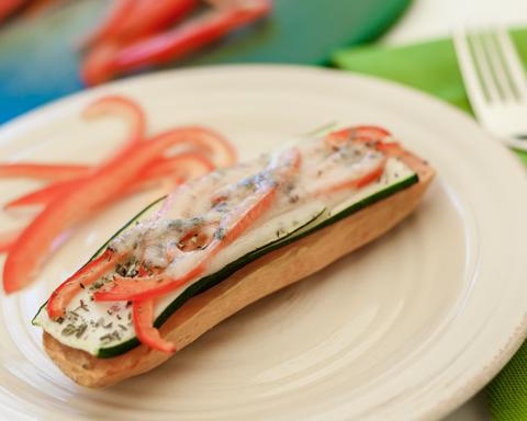 Open-Faced Sweet Potato "Sandwich"