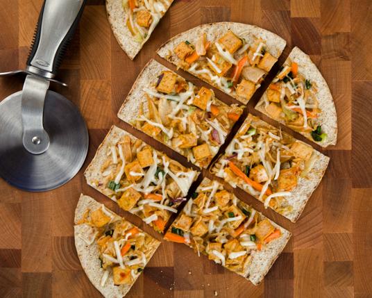Pad-Thai Flatbread Pizza