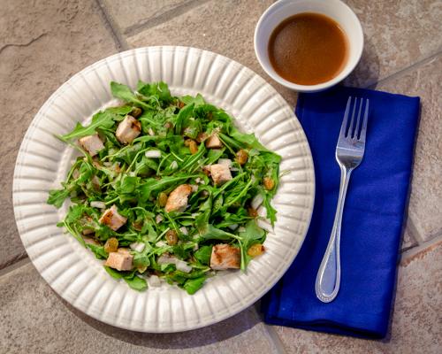 Roasted Chicken and Arugula Salad