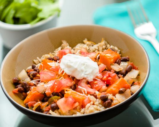 Sweet Potato Burrito Bowl