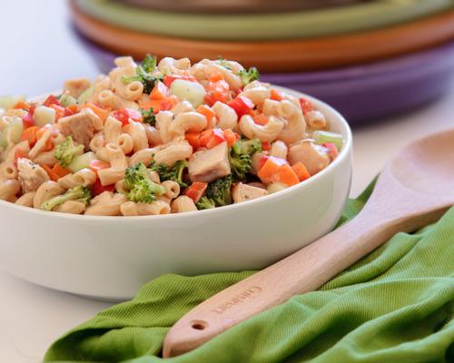 Veggie and Chicken Pasta Salad