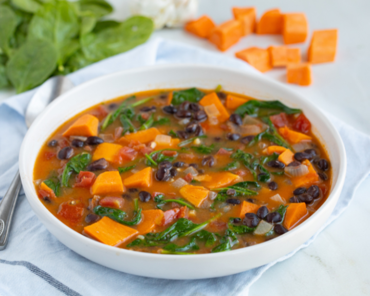 Sweet Potato and Black Bean Soup