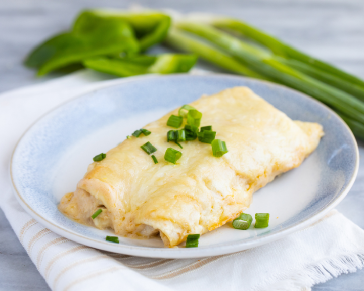 Green Bell Pepper Enchiladas