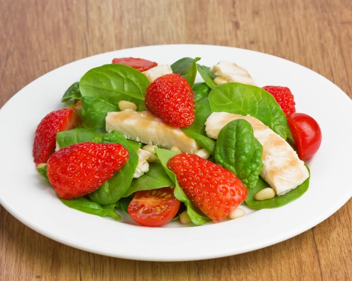 Chicken Salad with Strawberries