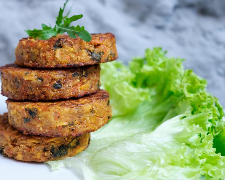 Black Bean Patties with Cilantro and Lime