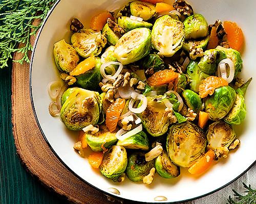 Brussels Sprouts With Oranges