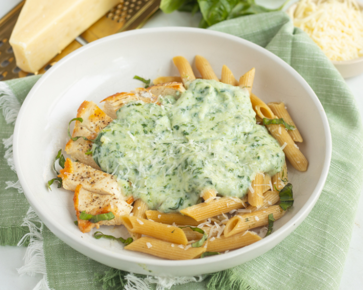 Creamy Basil Chicken Pasta