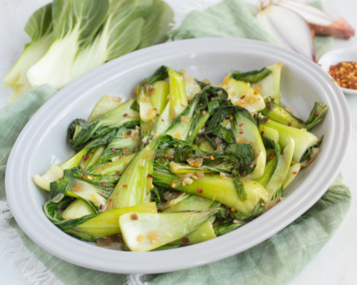 Easy Garlic Bok Choy