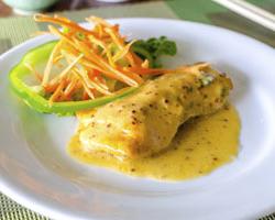 Yogurt Curry Marinated Tilapia