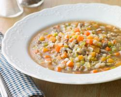 Toasted Barley and Pepper Soup