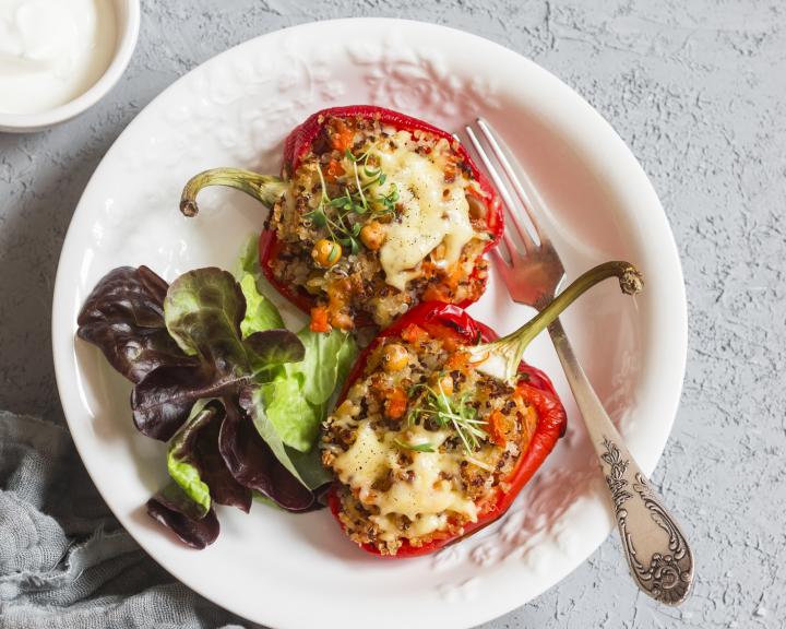 Mediterranean Unstuffed Peppers