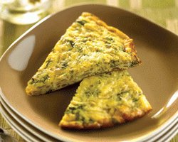 Onion, Shallot and Herb Frittata