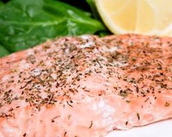 Salmon Stuffed with Spinach and Feta