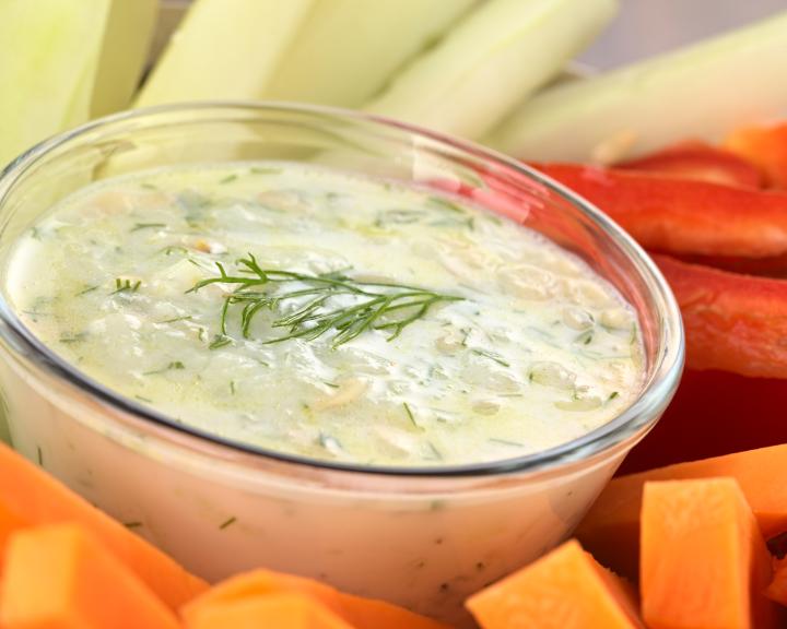 Tzatziki and Vegetables