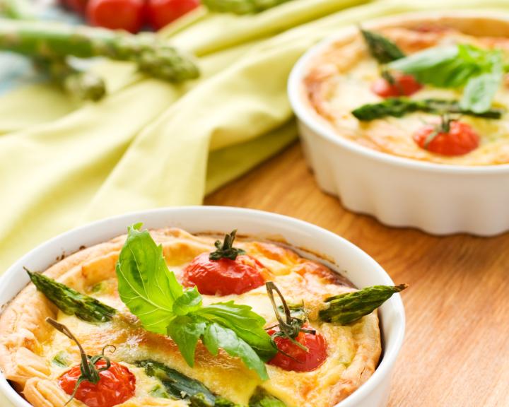 Savory Asparagus Custards