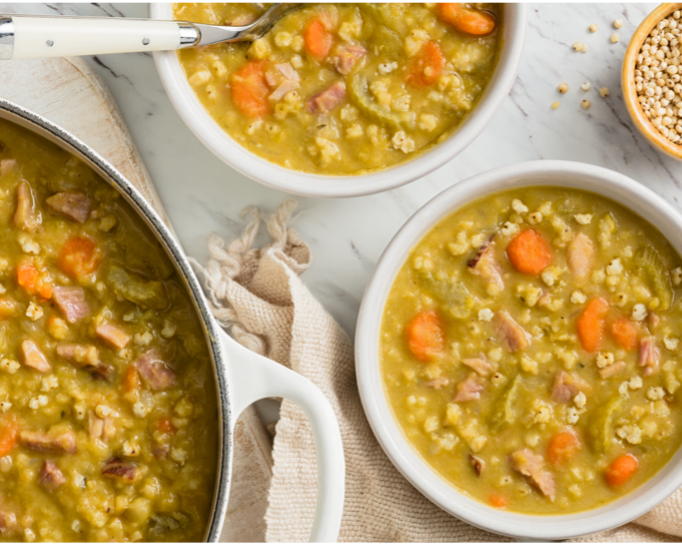 Sorghum Split Pea Soup