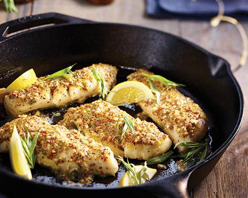Tarragon-Mustard Cod