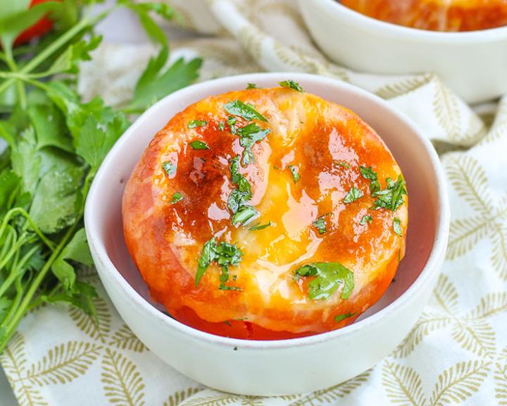 Tuna Salad Stuffed Tomato Melts