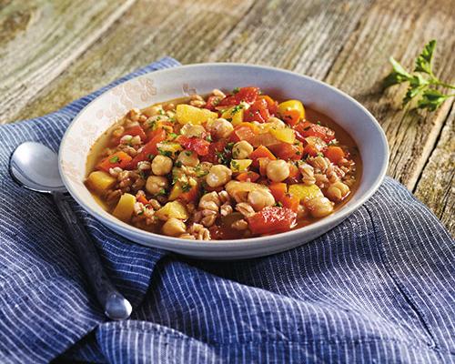 White Bean and Vegetable Soup With Farro