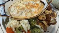 Baked or Broiled Lemon Parm Cod