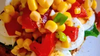 Open Face Egg & Spinach Salad Sandwich 